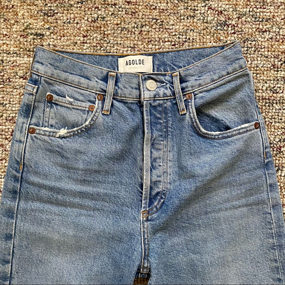 Agolde Riley High Rise Jeans - Picture 3 of 8